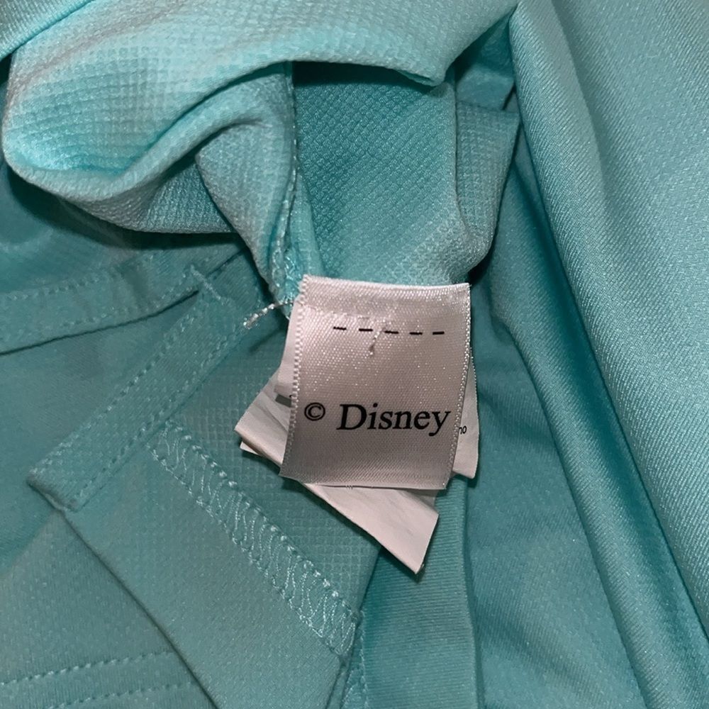 Callaway Seafoam Green Sewn Disney Mickey Mouse Golfing Shirt Polo Golf Shirt L - Picture 7 of 8